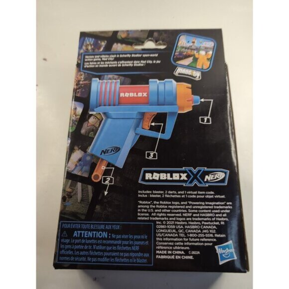 Nerf Roblox Plasma Ray Blue New in Box With Virtual Item Code! - Picture 3 of 3